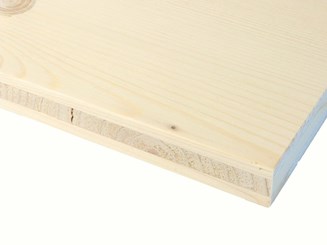 TROSLOJNA PLOČA SMREKA B/C+ AW100 5000X2050X27mm.