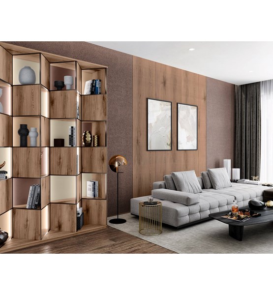 Akustični panel K688 PW MDF brown - 2600x600x17mm