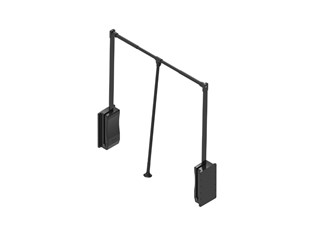 GARDEROBNI LIFT 890-1120 mm - CRNI