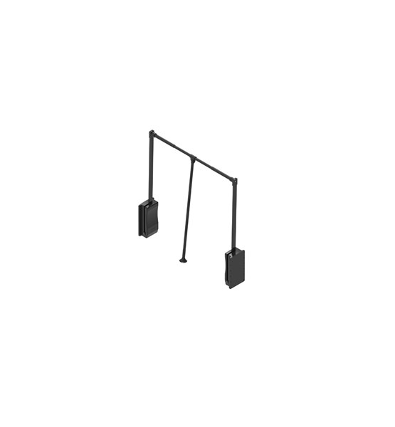 GARDEROBNI LIFT 890-1120 mm - CRNI