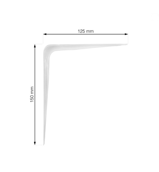 KONZOLA 150x125mm BIJELA