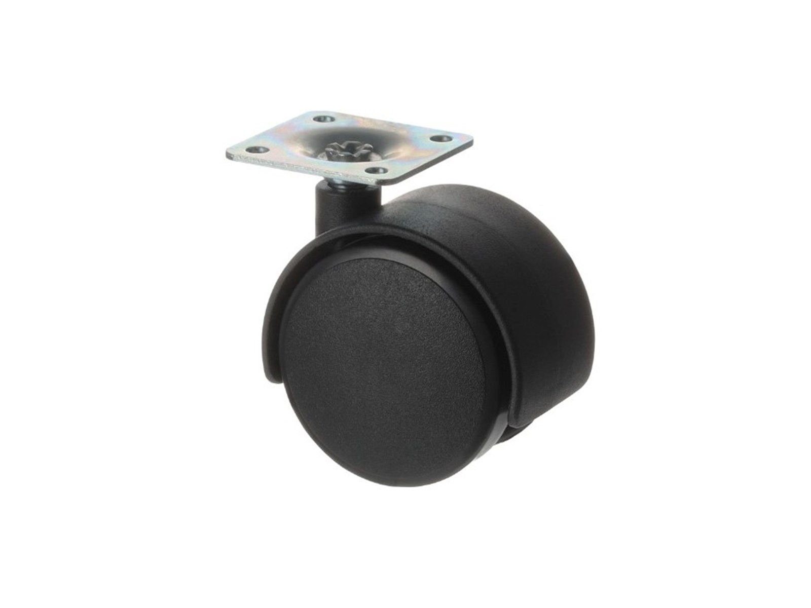 KOTAČIĆ fi50mm SA PLOČICOM, PVC CRNI 25kg