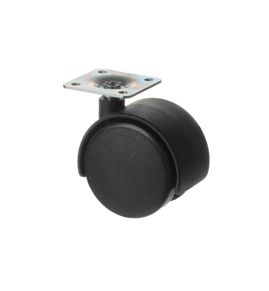 KOTAČIĆ fi50mm SA PLOČICOM, PVC CRNI 25kg