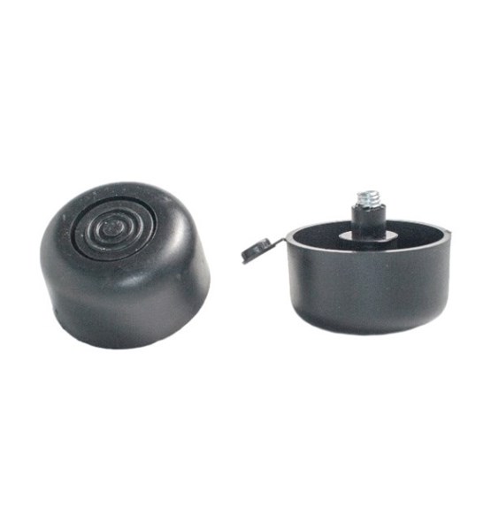 NIVELATOR ZA NAMJEŠTAJ fi50mm/h17mm PVC CRNI