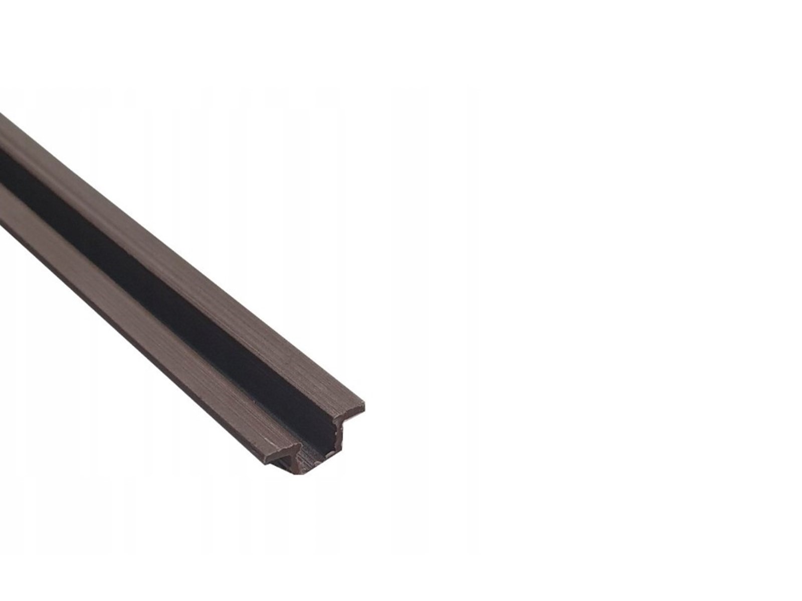 KLIZNI SISTEM SL 04 vodilica PVC SMEĐA, 3mt