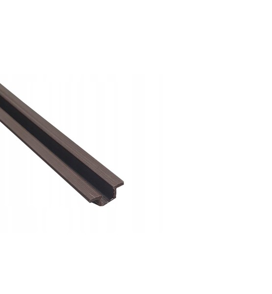 KLIZNI SISTEM SL 04 vodilica PVC SMEĐA, 3mt