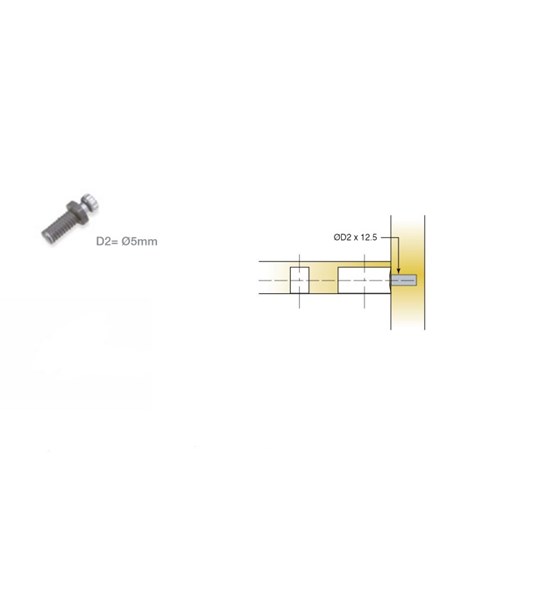 STEZNI VIJAK WEDGEFIX SYS6 Q/F fi5x12,5mm EXP