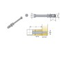 STEZNI VIJAK TITUS SYS5 ZA EXCENTAR fi5x24mm/9mm