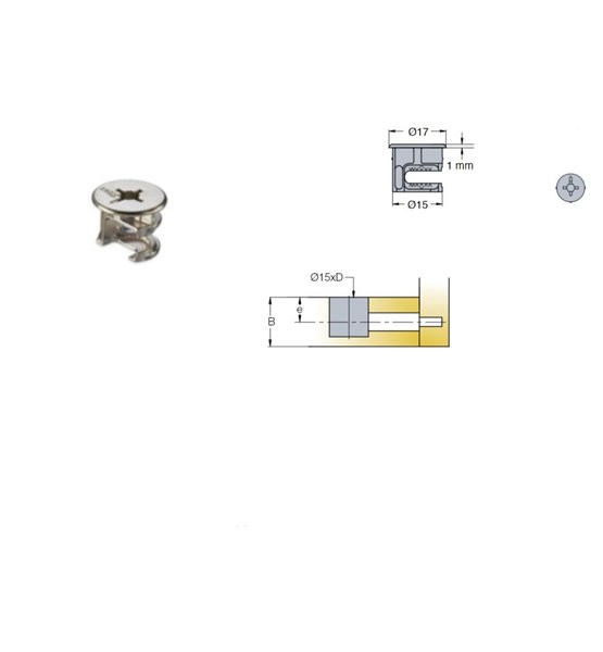 EXCENTAR TITUS SYS5 CAM2000 19mm 15x13mm rub, N