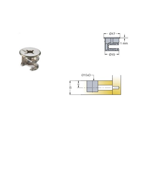 EXCENTAR TITUS SYS5 CAM2000 16mm 15x12.7mm rub,N