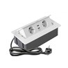 STOLNI EL.PRIKLJUČAK SOFT, 2xSCHUKO+2xUSB,BIJELI