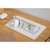 STOLNI EL.PRIKLJUČAK SOFT, 2xSCHUKO+2xUSB,BIJELI
