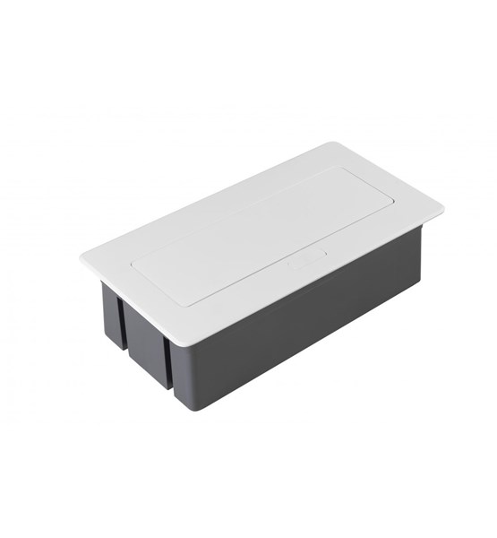 STOLNI EL.PRIKLJUČAK SOFT, 2xSCHUKO+2xUSB,ALU
