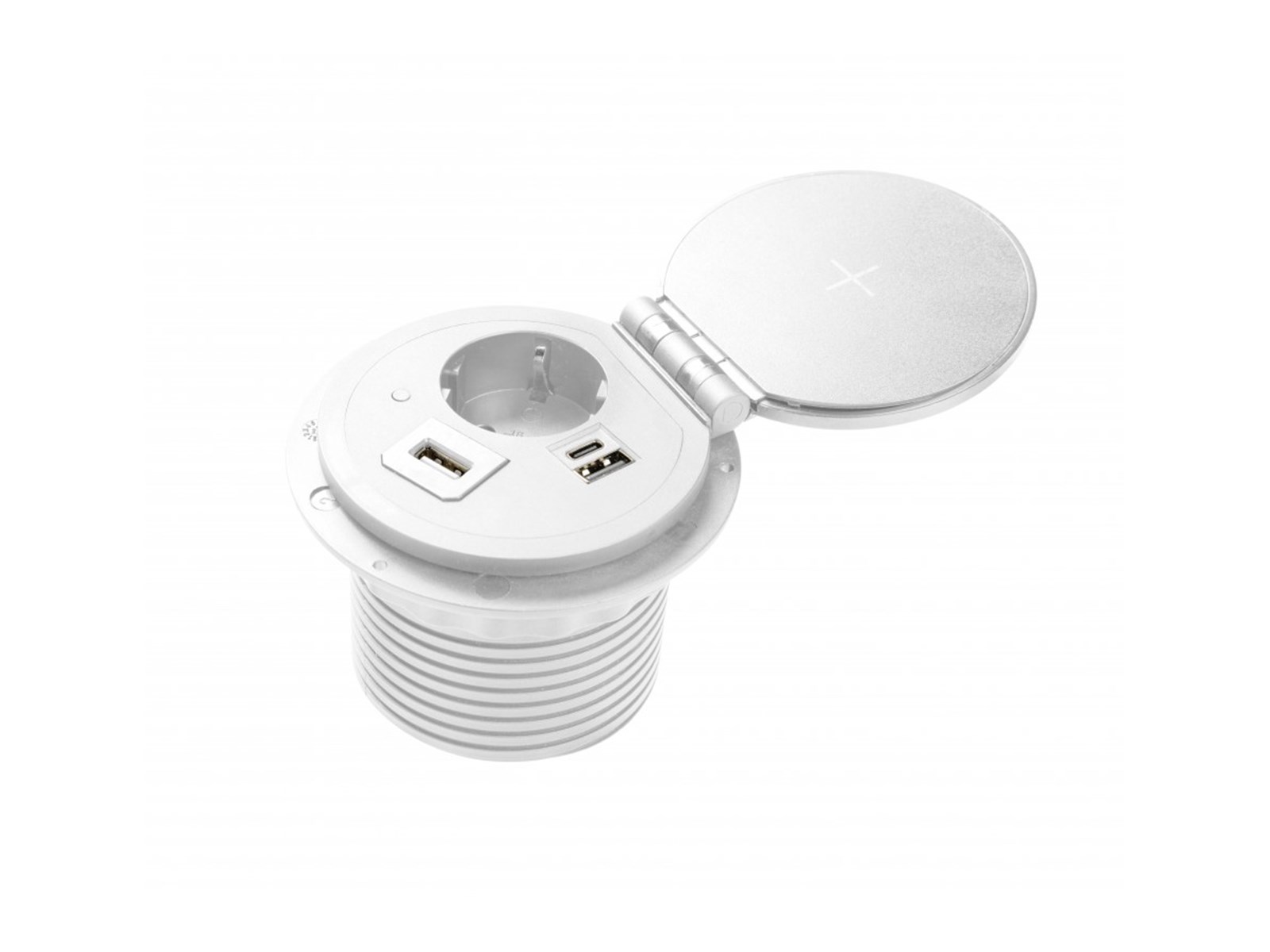 UTIČNICA CHARGE PLUS BIJE 1SCH.,USB,RJ45,PUNJAČ 5W