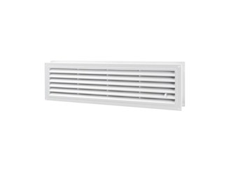 VENTILACIJSKA REŠETKA PVC BIJELA 454x90mm