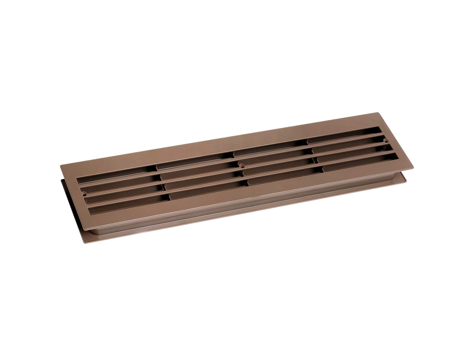 VENTILACIJSKA REŠETKA PVC SMEĐA 454x90mm