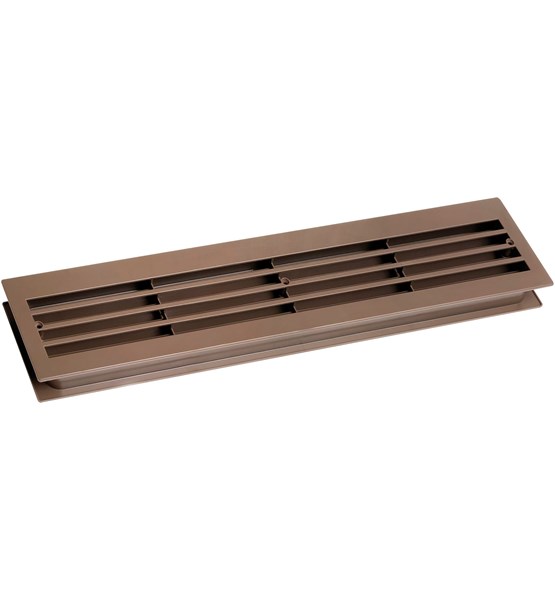 VENTILACIJSKA REŠETKA PVC SMEĐA 454x90mm