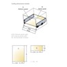 LADICA SLIMLINE TITUS h100/300mm ANTRACIT