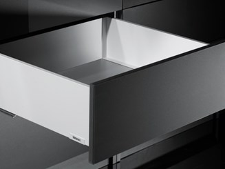 LADICA SLIMLINE TITUS h145/300mm BIJELA
