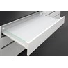 VODILICA SLIMLINE SDWD h70/500mm STAKLO/BIJELA