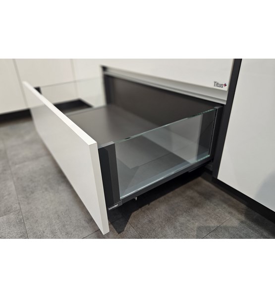 VODILICA SLIMLINE SDWD h182/500mm STAKLO/ANTRACIT