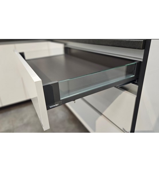 VODILICA SLIMLINE SDWD h70/400mm STAKLO/ANTRACIT