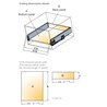 VODILICA SLIMLINE SDWD h70/400mm STAKLO/ANTRACIT