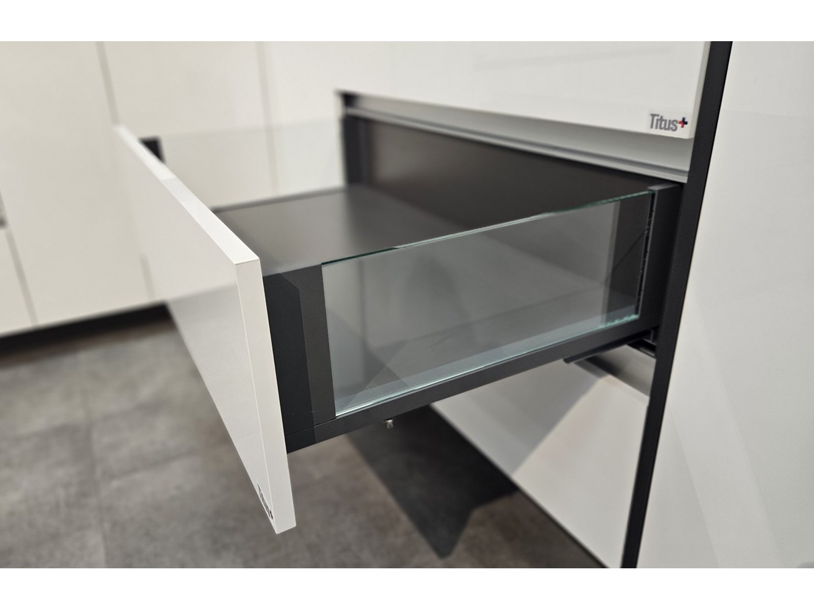 VODILICA SLIMLINE SDWD h145/400mm STAKLO/ANTRACIT