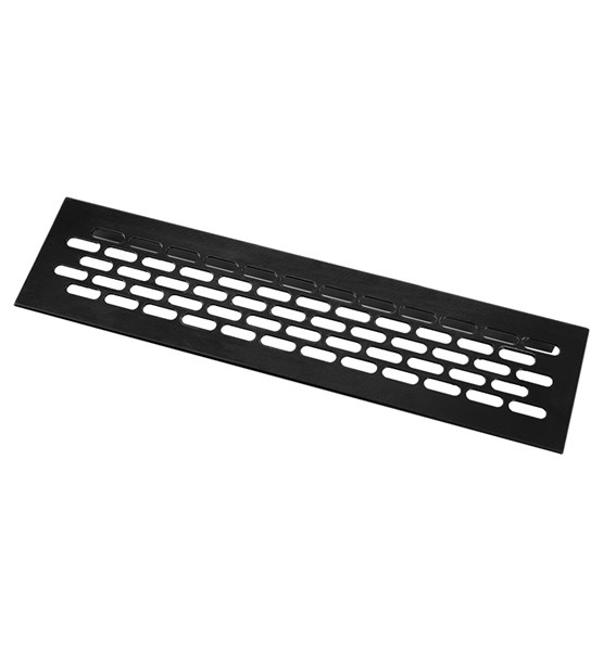 VENTILACIJSKA REŠETKA 60x484mm ALU CRNA