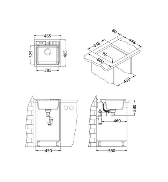 SUDOPER GRANITAL NIAGARA 20 465x465mm G11
