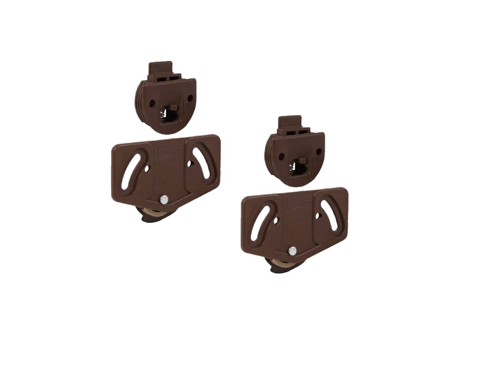 KLIZNI SISTEM SL fi30mm PVC, SET ZA 1 VRATA