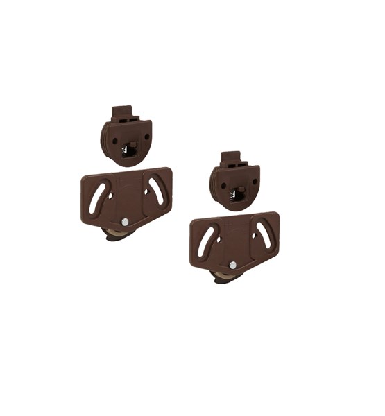 KLIZNI SISTEM SL fi30mm PVC, SET ZA 1 VRATA