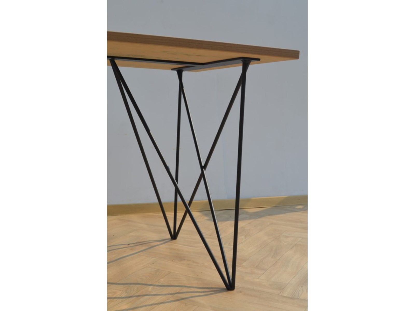 POSTOLJE WIRE v:705mm š:650mm METAL CRNO (2 kom)