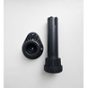NOGICA DVODIJELNA PVC CRNA h150mm