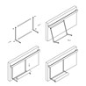 SISTEM PIANO 2.0, držač role papira 280mm INOX SAT