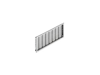 VENTILACIJSKA REŠETKA PVC KROM 230x68mm