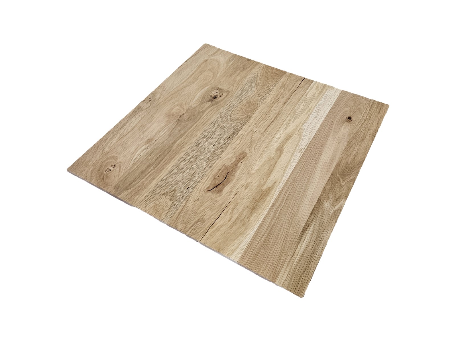 PLOČA STOLA HRAST 40 mm. SIROVA-900x900 mm.